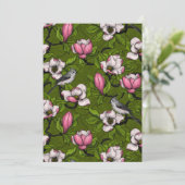 咲くマグノリアとタイトマウスの鳥2 (スタンド正面)