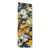 咲くマグノリアとタイトマウスの鳥3 タンブラー (回転右)