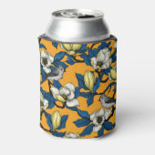 咲くマグノリアとタイトマウスの鳥3 缶クーラー (缶裏面)