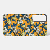 咲くマグノリアとタイトマウスの鳥3 SAMSUNG GALAXYケース (裏面横)