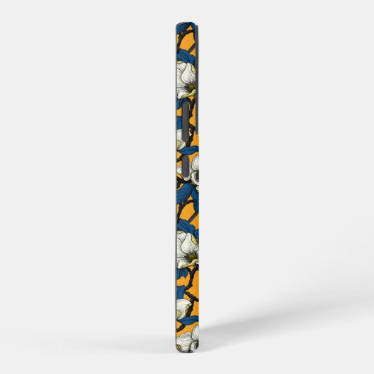 咲くマグノリアとタイトマウスの鳥3 SAMSUNG GALAXYケース (右側面)