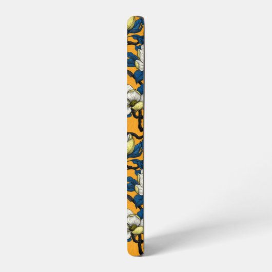 咲くマグノリアとタイトマウスの鳥3 SAMSUNG GALAXYケース (左側面)