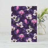 咲くマグノリアとタイトマウスの鳥4 (スタンド正面)