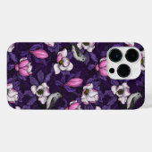 咲くマグノリアとタイトマウスの鳥4 iPhoneケース (裏面横)