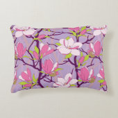咲くマグノリアのアクセント枕 アクセントクッション (正面)