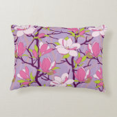 咲くマグノリアのアクセント枕 アクセントクッション (裏面)