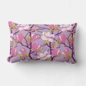 咲くマグノリア腰枕 ランバークッション (正面)