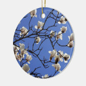 咲くマグノリア セラミックオーナメント (左)