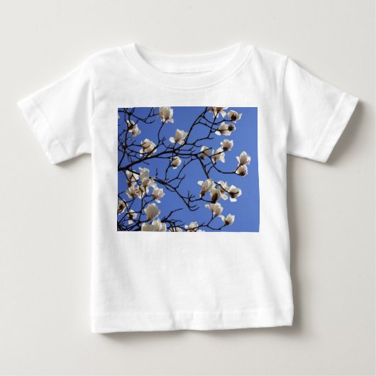咲くマグノリア ベビーTシャツ (正面)
