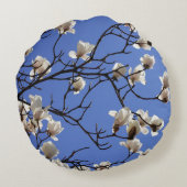 咲くマグノリア ラウンドクッション (裏面)