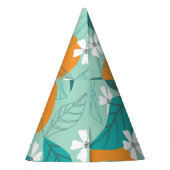 咲くミカン葉、ヴィンテージアート。 パーティーハット (裏面)