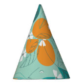 咲くミカン葉、ヴィンテージアート。 パーティーハット (右)