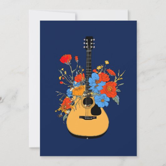 咲くメロディー 招待状 (正面)