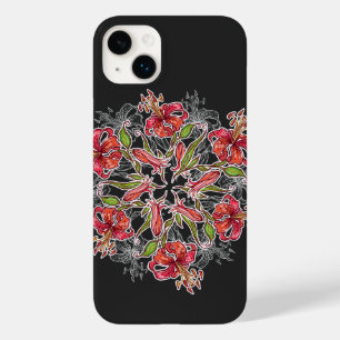 咲くユリの花輪 Case-Mate iPhone 14 PLUSケース