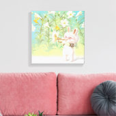 咲くユリ キャンバスプリント (インサイチュ (リビング))