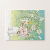 咲くユリ ジグソーパズル (横)