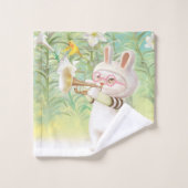 咲くユリ バスタオルセット (ウォッシュタオル)