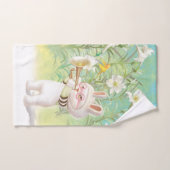 咲くユリ バスタオルセット (ハンドタオル)