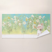 咲くユリ バスタオル (バスタオル)