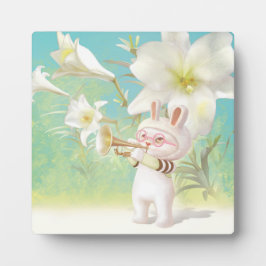 咲くユリ フォトプラーク