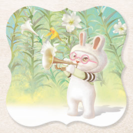 咲くユリ ペーパーコースター