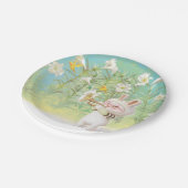 咲くユリ ペーパープレート (アングル)