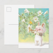 咲くユリ 案内ポストカード (正面/裏面)