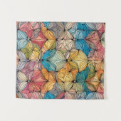 咲く万華鏡 タペストリー (正面(横))