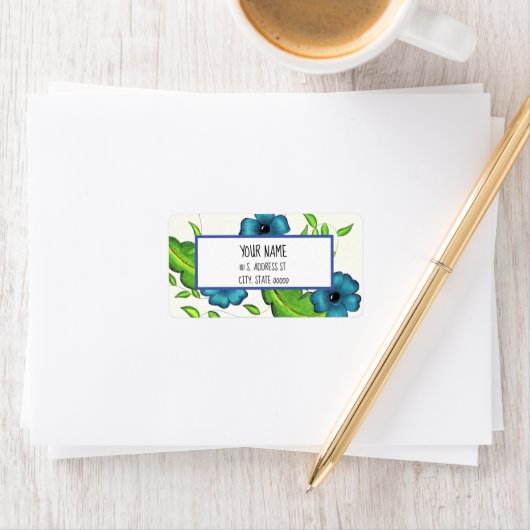 咲く住所 シール (インサイチュ)