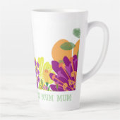 咲く優雅さ カフェラテマグ (右)