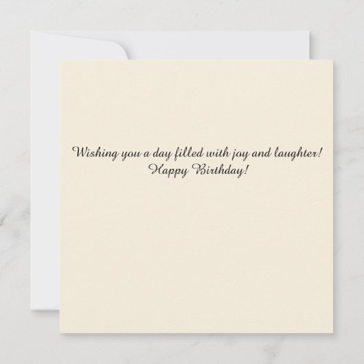 咲く優雅さ:咲く願い (裏面)