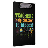 咲く先生の助けの子供クリップボード クリップボード (右)