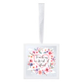 咲く先生の献上品 キューブオーナメント (右)