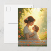 咲く光に優しい母のような愛 シーズンポストカード (正面/裏面)