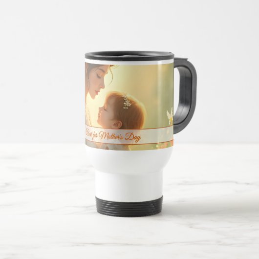 咲く光に優しい母のような愛 トラベルマグ (正面右)