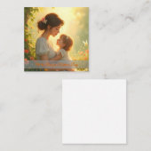 咲く光に優しい母のような愛 ノートカード (正面/裏面)