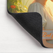 咲く光に優しい母のような愛 マウスパッド (コーナー)