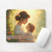 咲く光に優しい母のような愛 マウスパッド (マウス)