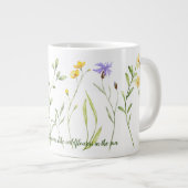 咲く刺激 ジャンボコーヒーマグカップ (正面右)