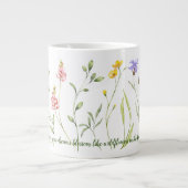 咲く刺激 ジャンボコーヒーマグカップ (正面)