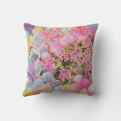 咲く夏のあじさい花 クッション (裏面)