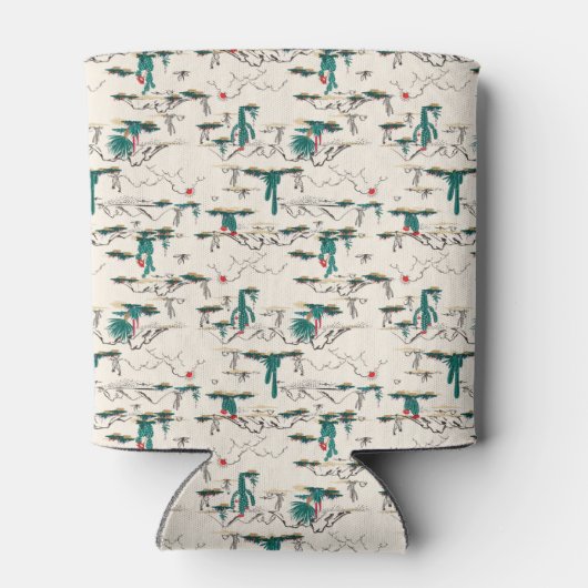 咲く多肉模様 缶クーラー (裏面)