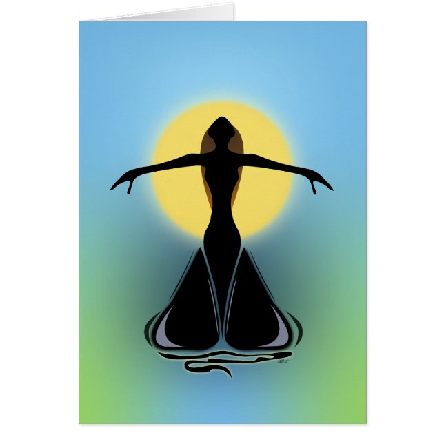 咲く女性 (正面)