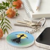 咲く女性 キーホルダー (正面右)