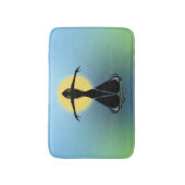 咲く女性 バスマット (正面縦)