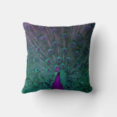 咲く孔雀 クッション (裏面)