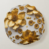 咲く心地よい ラウンドクッション (裏面)