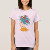 咲く心 Tシャツ (正面)