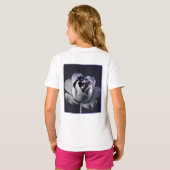 咲く恵み:自然と星の融合 Tシャツ (裏面フル)