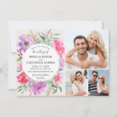 咲く明るい庭の水彩画は日付を救います セーブザデート (正面)